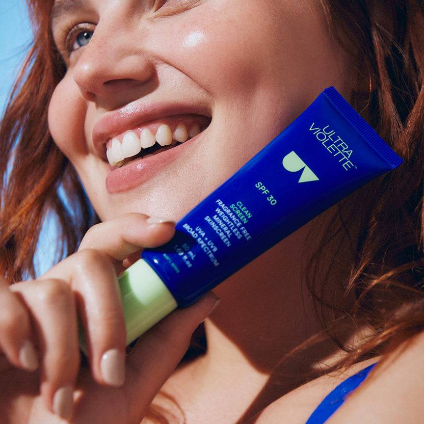 Ultra Violette Clean Screen Fragrance Free Weightless Sensitive Skinscreen SPF30 (50ml) Im Verkauf