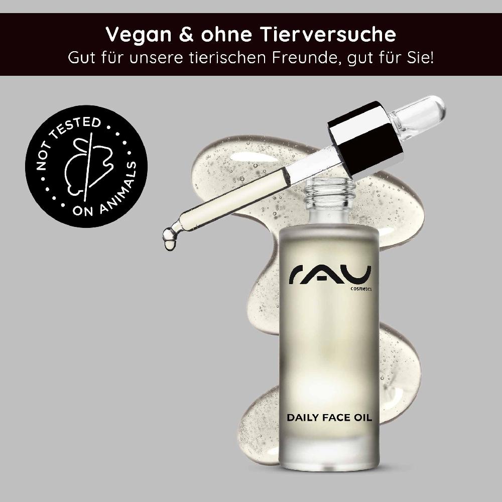 Rau Cosmetics Daily Face Oil 30 ml Pflegendes Gesichts-Öl für die Nacht mit Lavendel Sonderangebote
