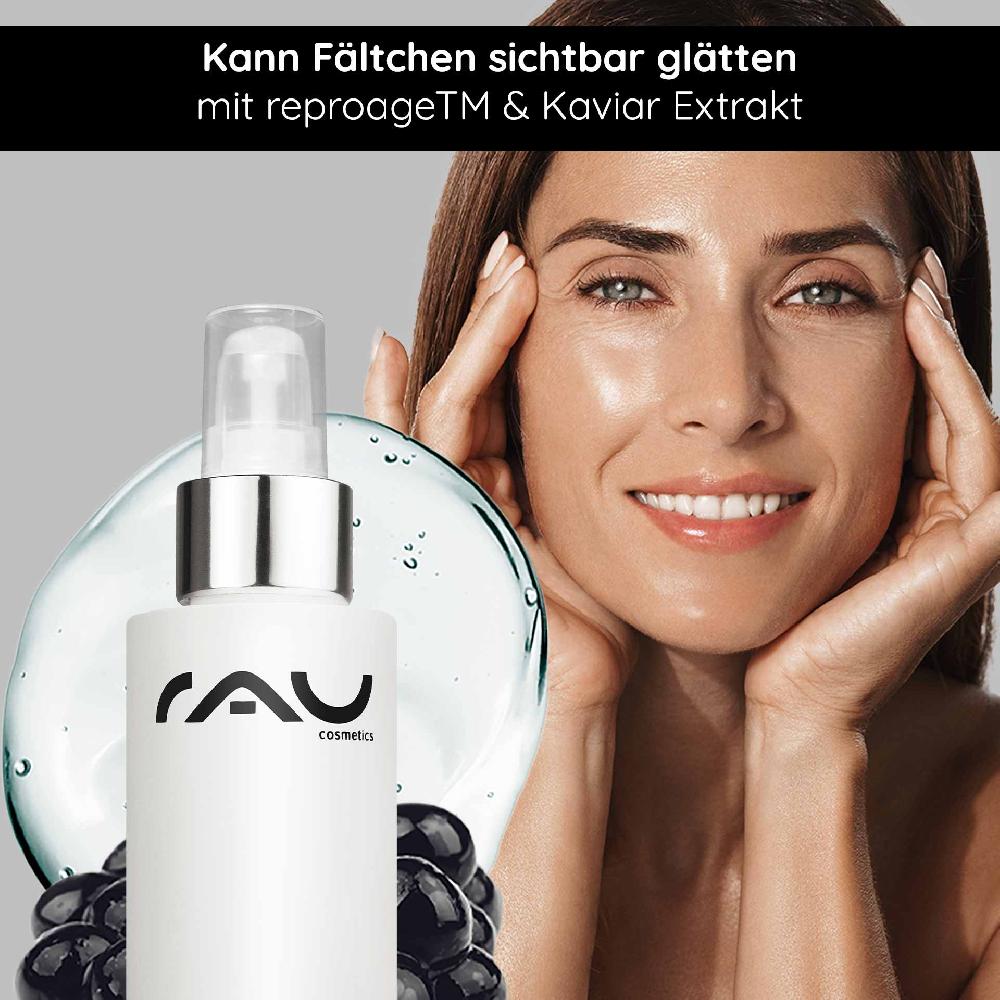 Rau Cosmetics Caviar Lifting Serum 100 ml mit Reproage & Kaviar-Extrakt Kostenlose Rückgabe