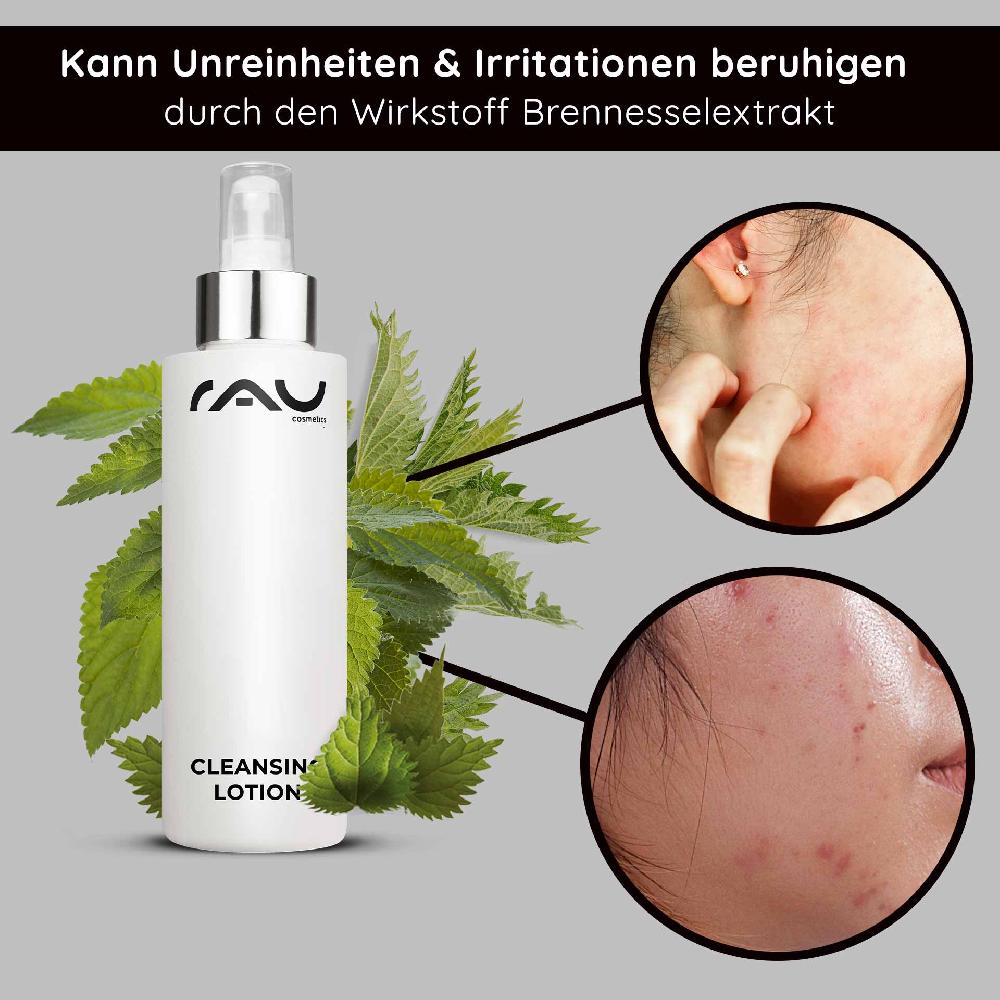 Rau Cosmetics Cleansing Lotion 200 ml - gründliche Reinigungslotion Begrenzte Freigabe
