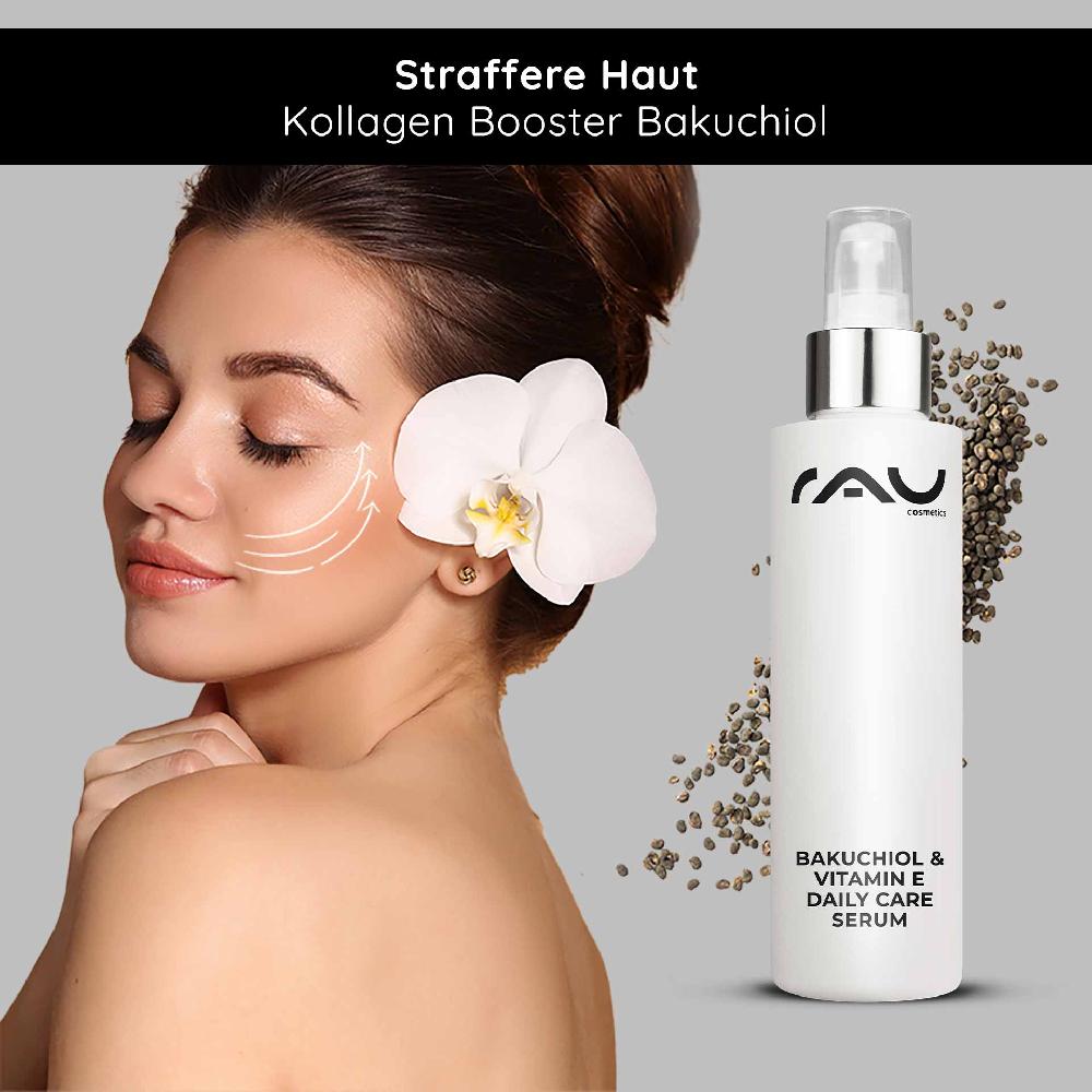 Rau Cosmetics Bakuchiol & Vitamin E Daily Care Serum 100 ml Anti-Aging Kostenloser Versand international