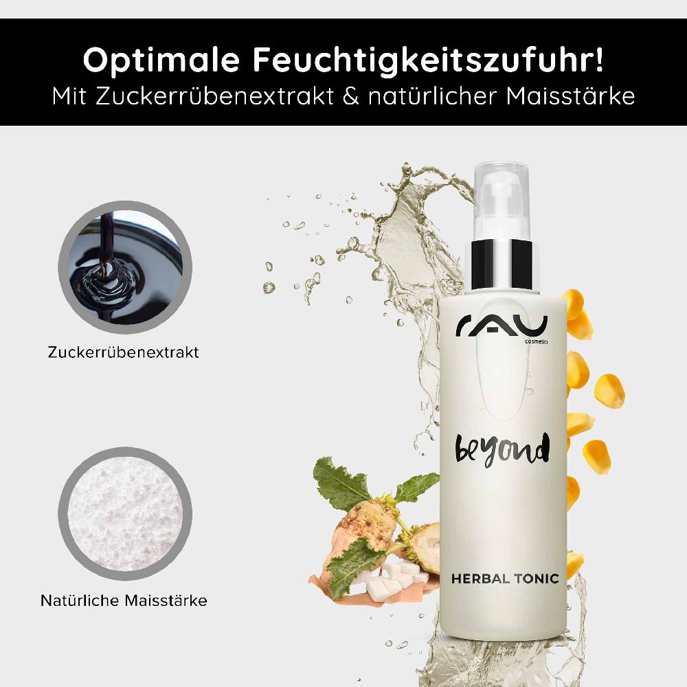 Rau Cosmetics Beyond Herbal Tonic 200 ml Naturkosmetik Toner Rabatte dieses Monats