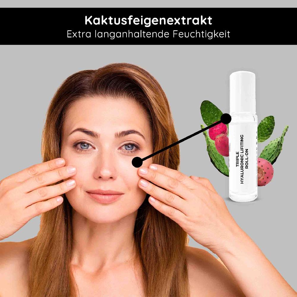 Rau Cosmetics Triple Hyaluronic Serum Roll-On 10 ml mit 3-fach Hyaluronsäuren Hotsell