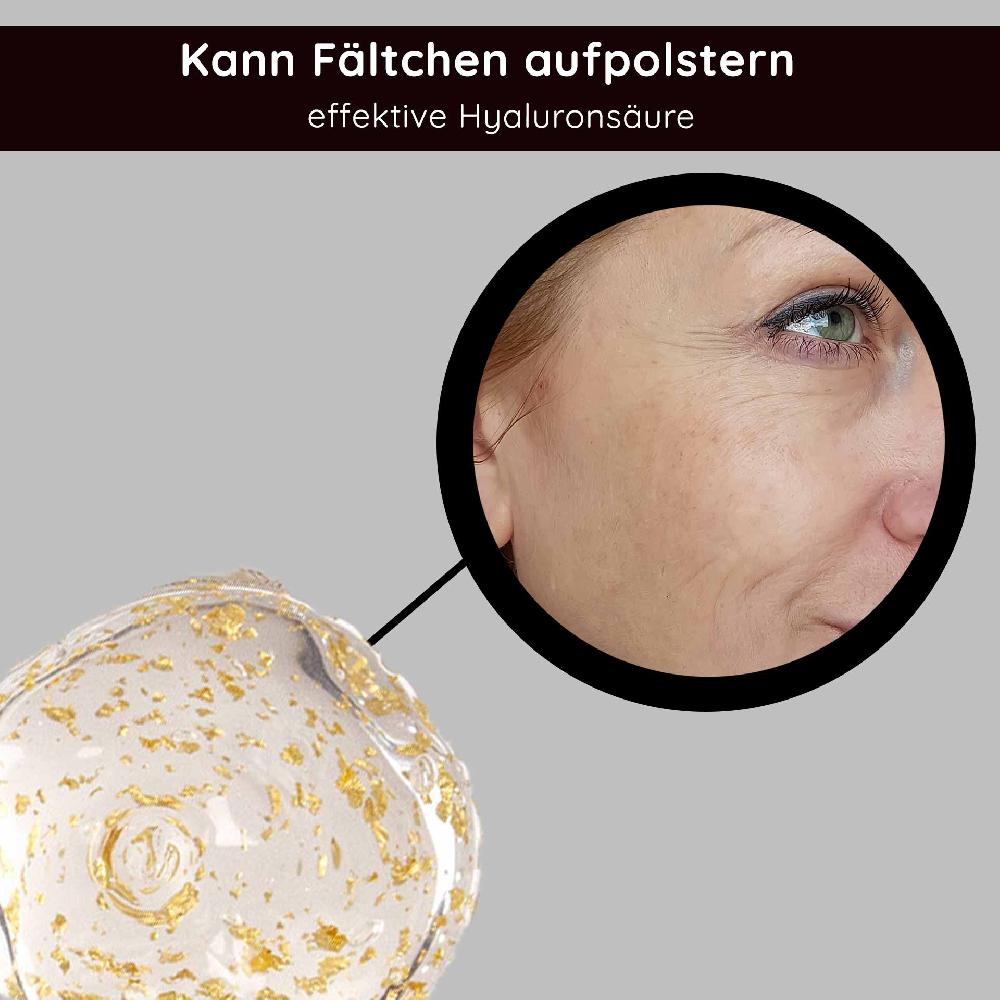 Rau Cosmetics Golden Hyaluron Gel 50 ml Anti-Aging-Gel mit 23kt Gold Fabrikverkauf