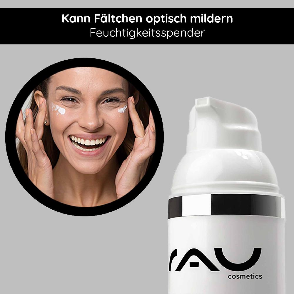 Rau Cosmetics Hyaluron Cream SPF10 50 ml Gesichtscreme mit UV-Schutz für trockene Haut Kostenloser Versand