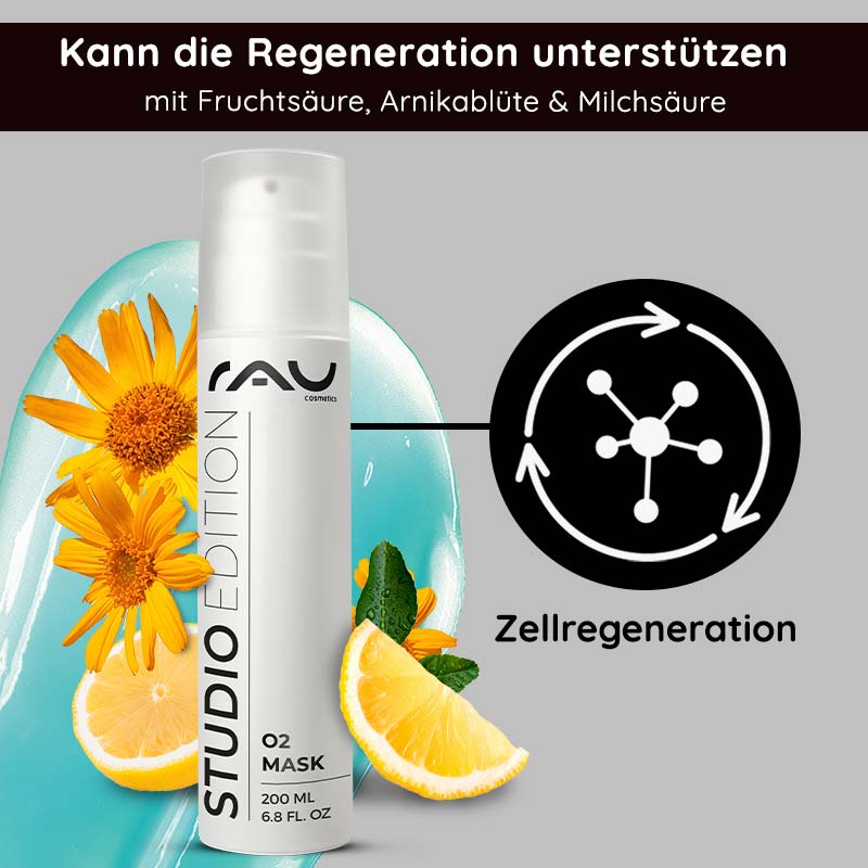 Rau Cosmetics O2 Mask 200 ml duftende Maske mit Aloe Vera & Ginkgo Flash Sale