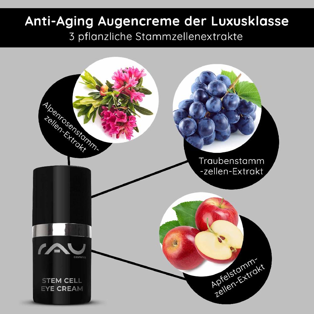 Rau Cosmetics Stem Cell Eye Cream 15 ml Anti Aging Augencreme Cyber Monday