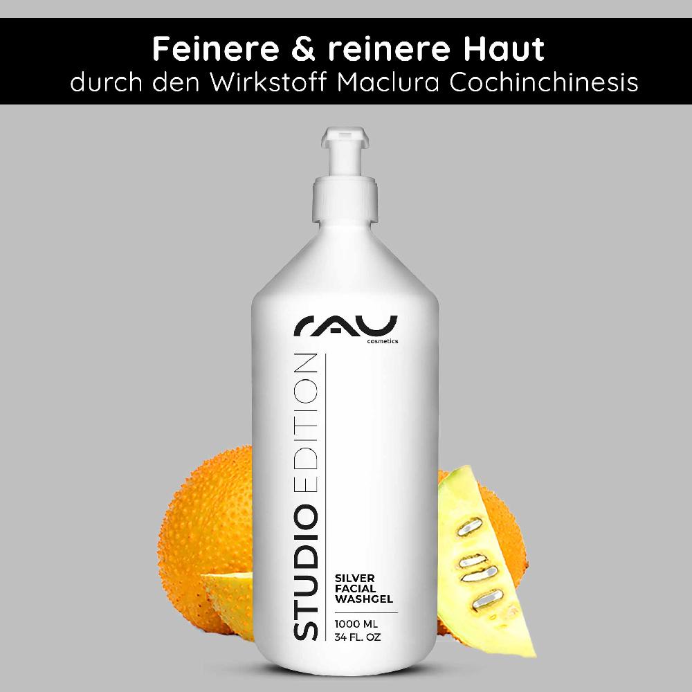 Rau Cosmetics Silver Facial Washgel 1000 ml Microsilber Waschgel Weihnachtsangebot