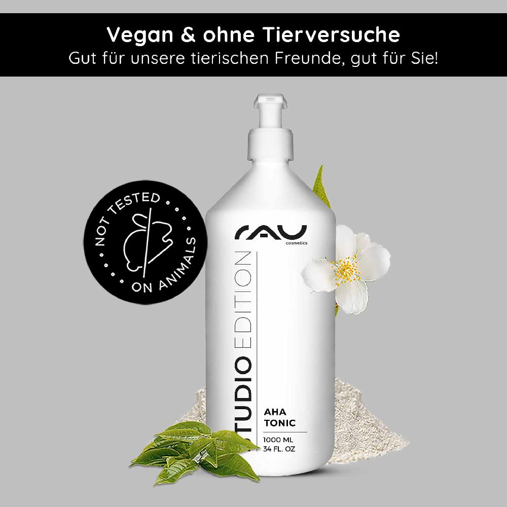 Rau Cosmetics AHA Tonic 1000 ml mildes Anti Aging Fruchtsäure Tonic Valentinstagsangebot