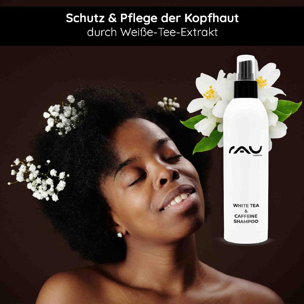 Rau Cosmetics White Tea & Caffeine Hair Shampoo 250 ml Jubiläumsangebot