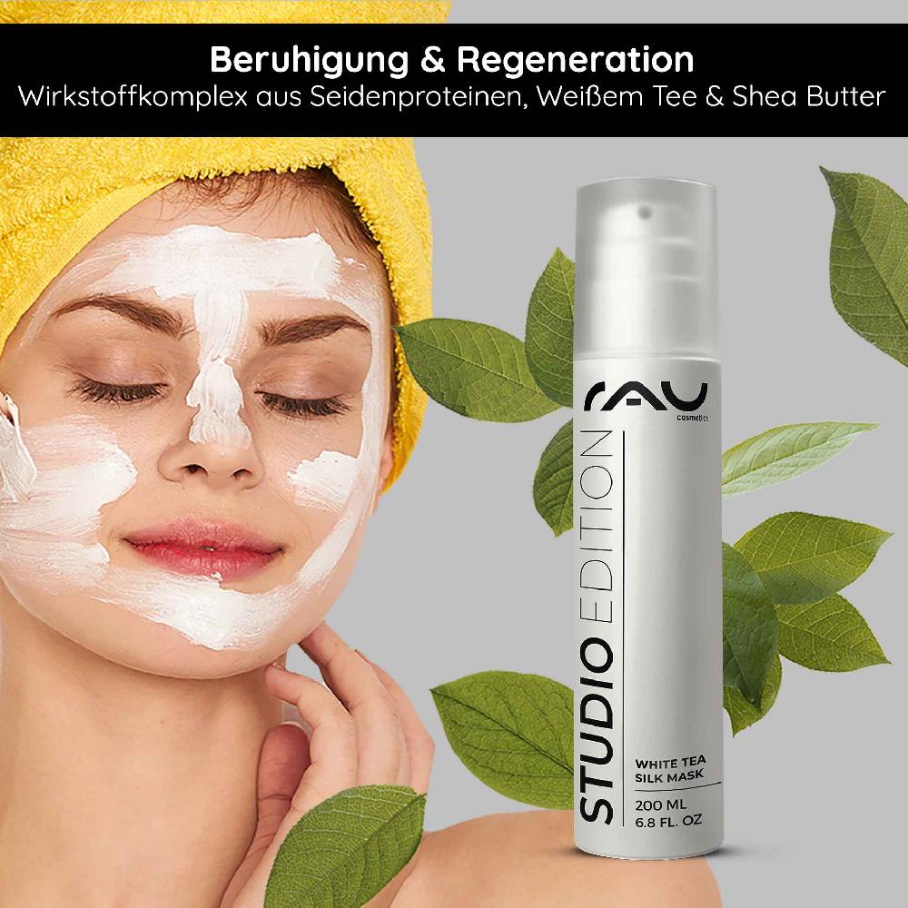 Rau Cosmetics White Tea Silk Mask 200 ml Reichhaltige Creme & Maske Online Outlet