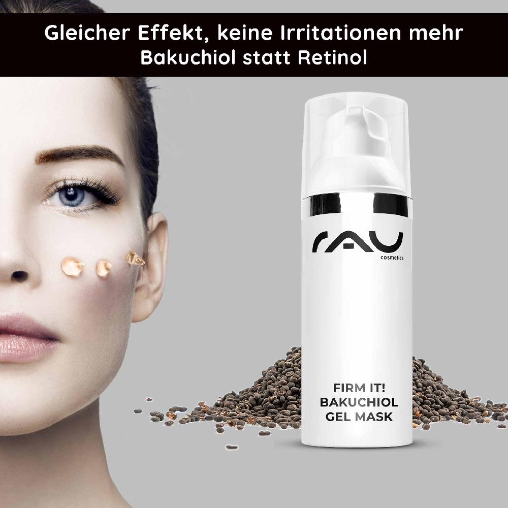 Rau Cosmetics Firm it Bakuchiol Gel Mask 50 ml Anti-Aging Gelmaske Große Rabatte