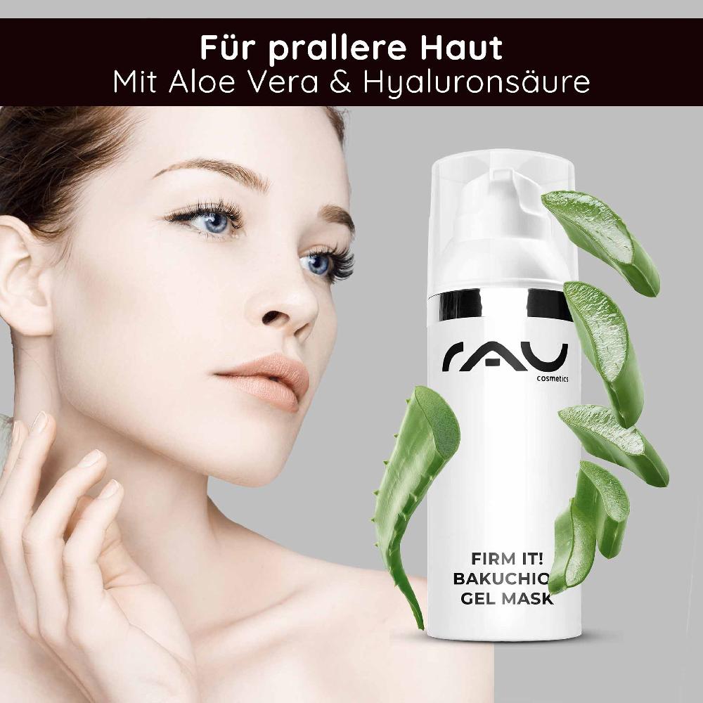 Rau Cosmetics Firm it Bakuchiol Gel Mask 50 ml Anti-Aging Gelmaske Große Rabatte