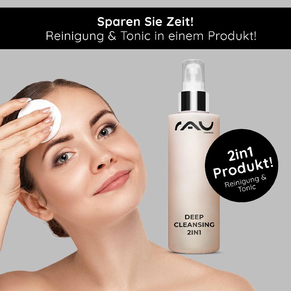 Rau Cosmetics Deep Cleansing 2in1 200 ml 2in1 Gesichtswasser Sonderangebote