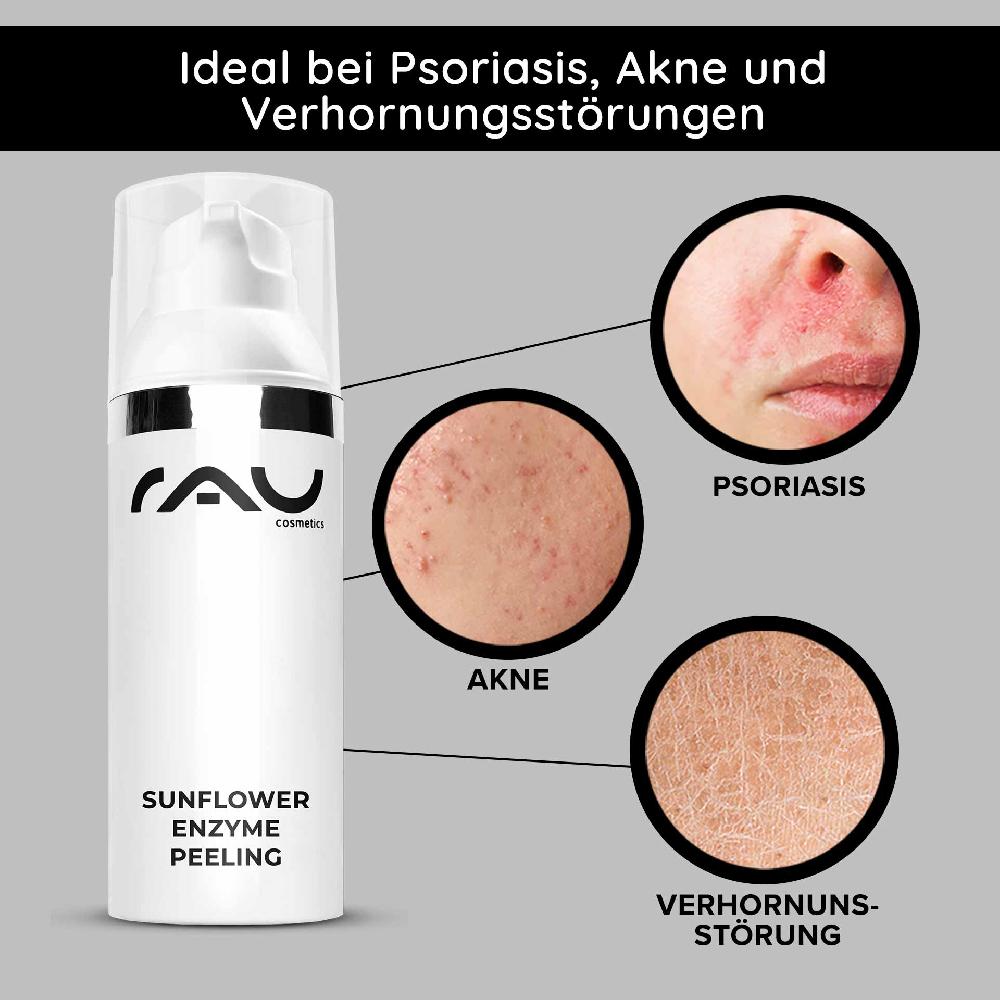 Rau Cosmetics Sunflower Enzyme Peeling 50 ml Chemisches Enzymepeeling Tiefpreis