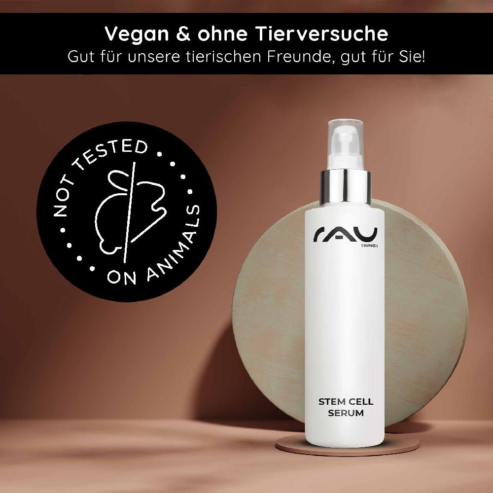 Rau Cosmetics Stem Cell Serum 100 ml Anti-Aging Stammzellen Serum für reife & trockene Haut Neueste Stile