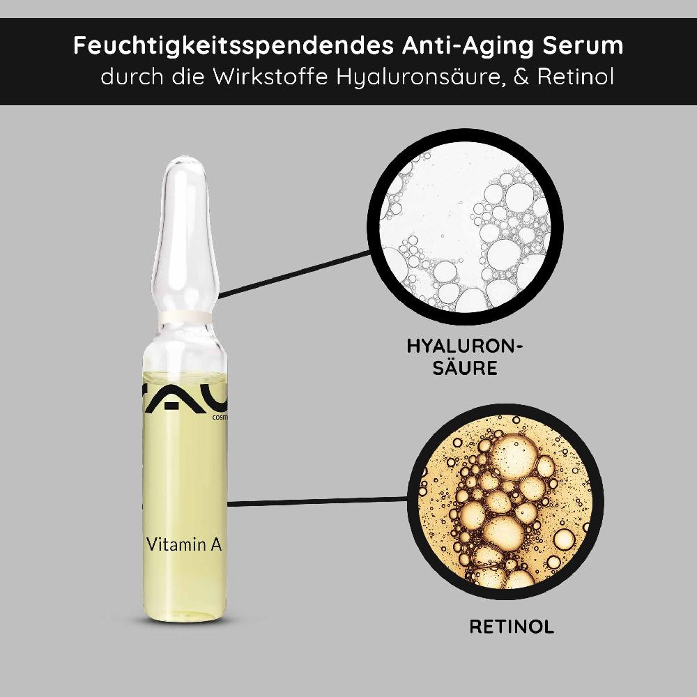 Rau Cosmetics Vitamin A Ampullen 10x2 ml für reife & unreine Haut Zeitbegrenzte Promotion