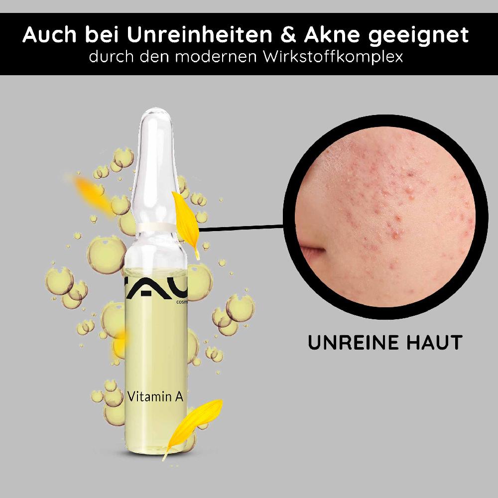 Rau Cosmetics Vitamin A Ampullen 14x2 ml Retinol Serum bei trockener Haut Bis zu 50% Rabatt