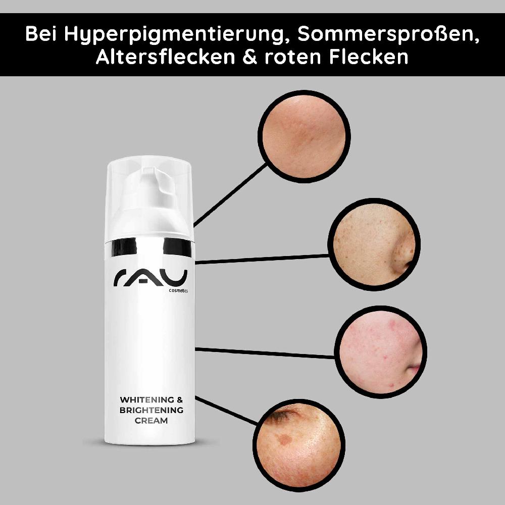 Rau Cosmetics Whitening & Brightening Cream 50 ml Hautaufheller Sonderangebot der Fabrik