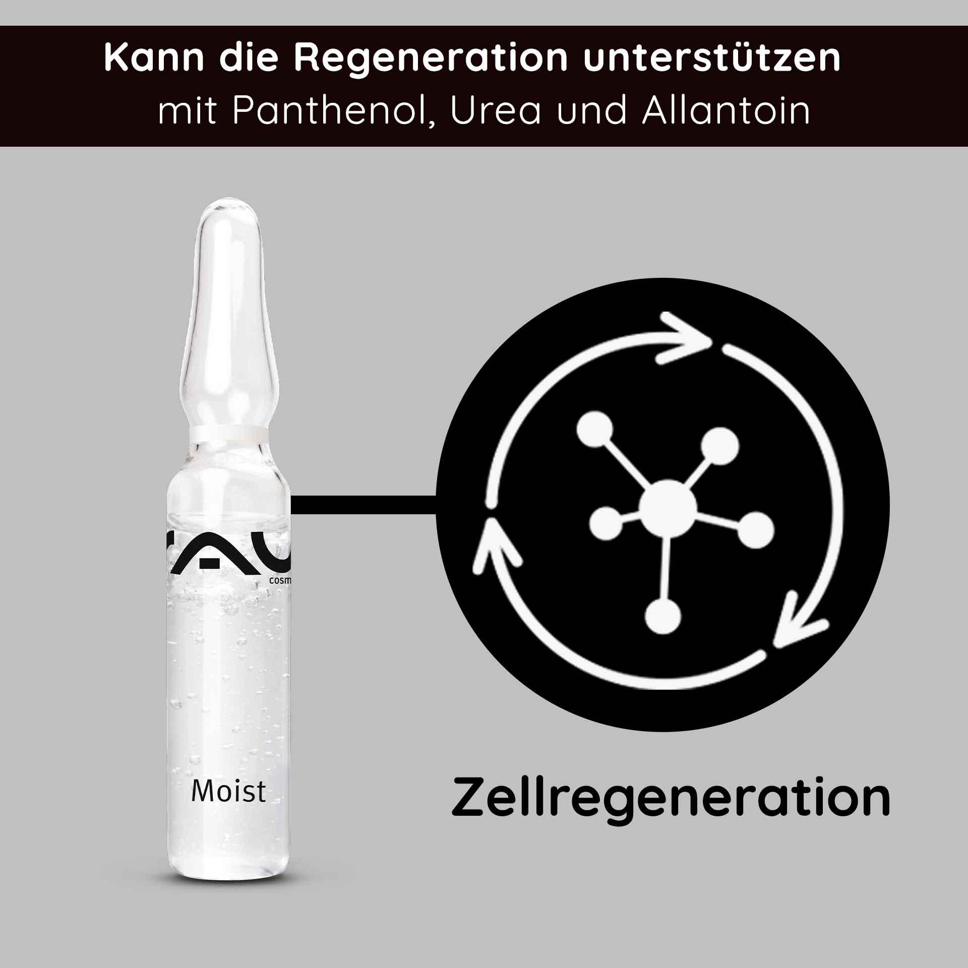 Rau Cosmetics Moist Ampullen 10x2 ml mit Hydrolite & Hyaluron Vierteljährliche Förderung
