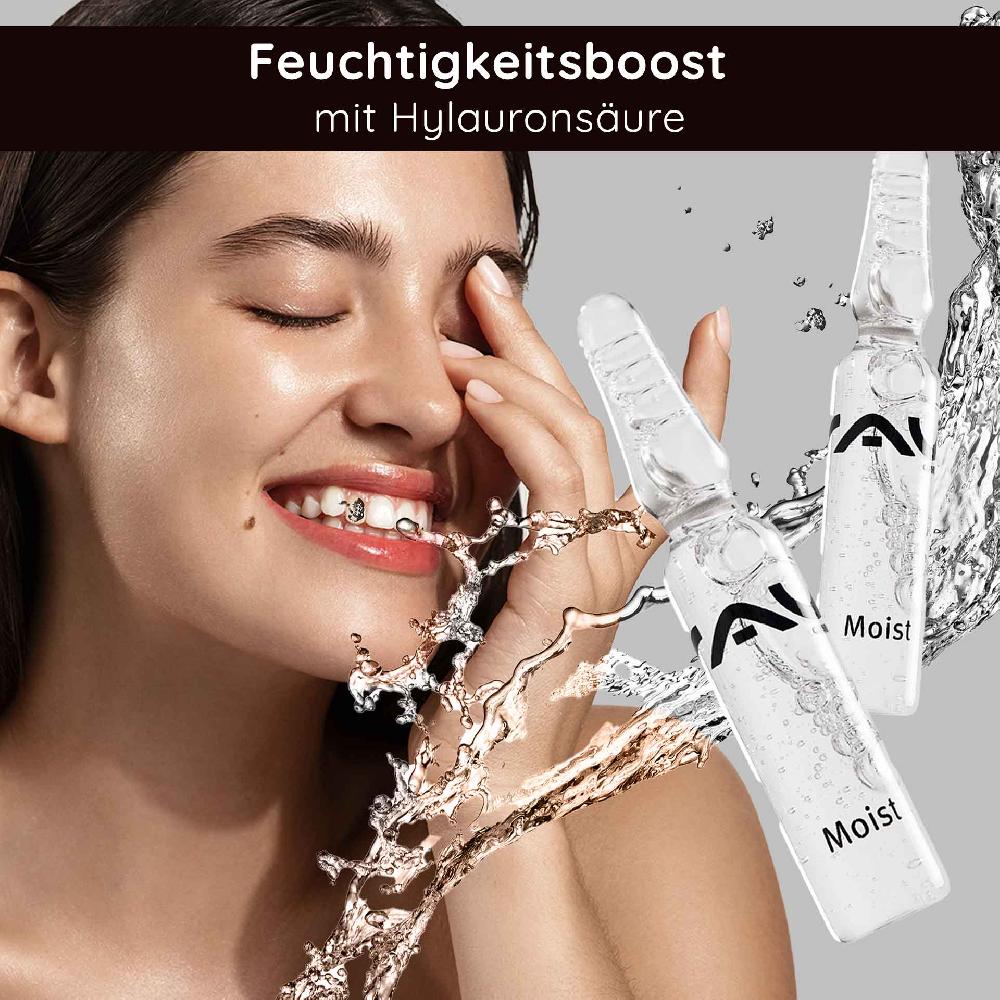 Rau Cosmetics Moist Ampullen 7x2 ml inkl. Applikator Hyaluron Booster Bis zu 55% Rabatt