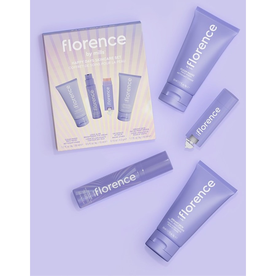 Moisturize Geschenkset Happy Days Skincare Set von florence by mills Vierteljährliche Förderung