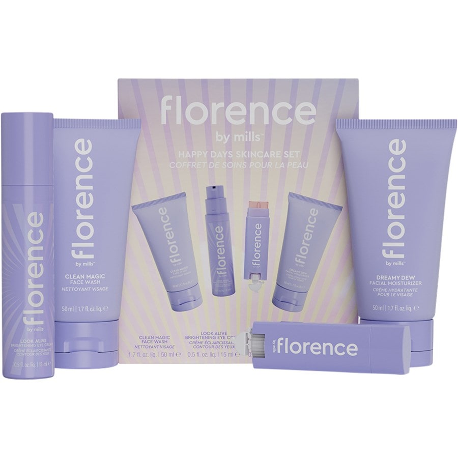 Moisturize Geschenkset Happy Days Skincare Set von florence by mills Vierteljährliche Förderung