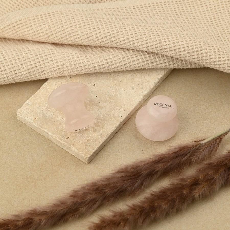 Massage Tools Eye Flowies Rose Quartz for Natural Lifting von Rosental Organics Vierteljährliche Förderung
