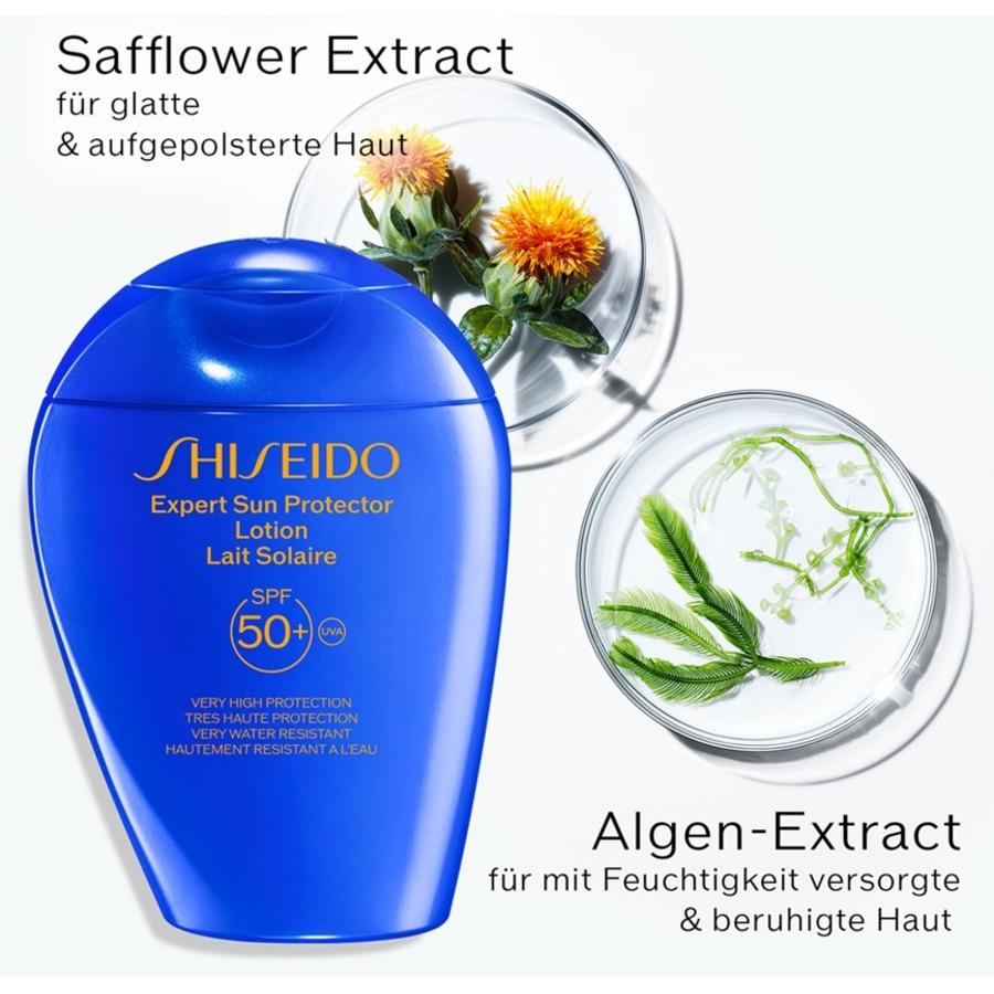 Schutz Expert Sun Protector Face & Body Lotion von Shiseido Online Shopping