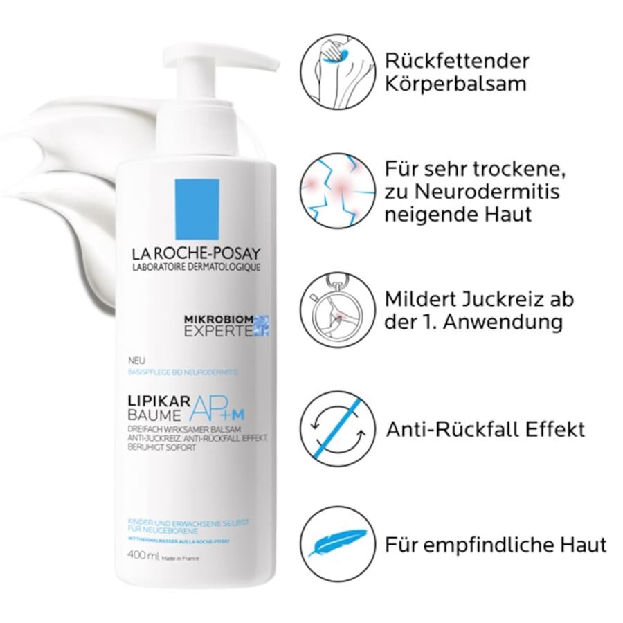 La Roche Posay Lipikar Baume AP+ M Creme Begrenzt auf 3 Tage