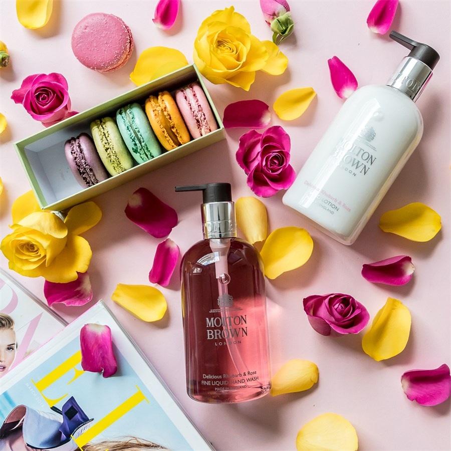 Delicious Rhubarb & Rose Fine Liquid Hand Wash von Molton Brown Großer Ausverkauf