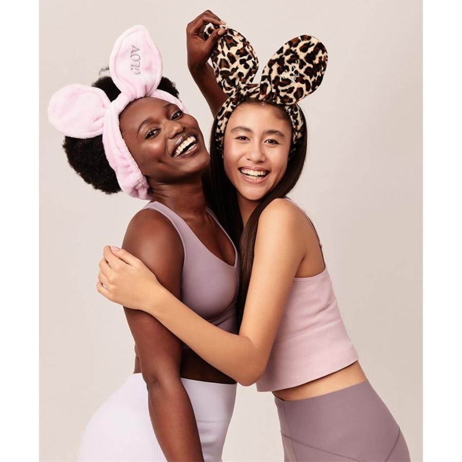 Bunny Ears Schmink Stirnband Und Haargummi Headband Bunny Ears Pink von GLOV Clearance-Verkauf