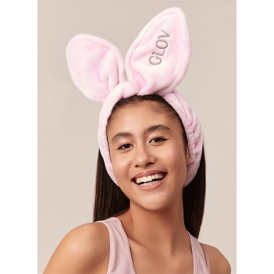 Bunny Ears Schmink Stirnband Und Haargummi Headband Bunny Ears Pink von GLOV Clearance-Verkauf