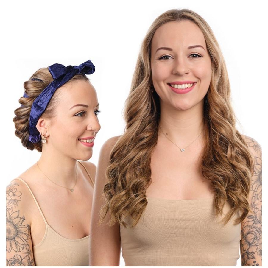 Original Velvet Lockenband Shiny Beige von Lotta Curls ❤️ Online kaufen Im Verkauf