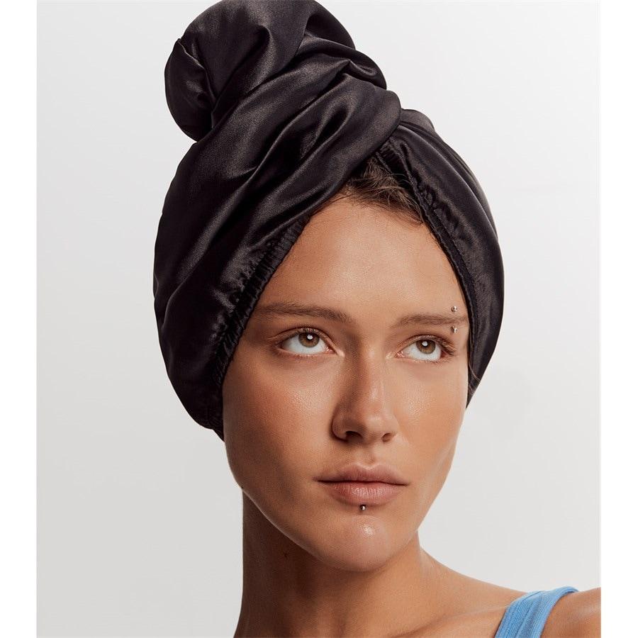 Doppelseitiger Satin-Mikrofaser Haarturban Hair Wrap Satin von GLOV im Angebot
