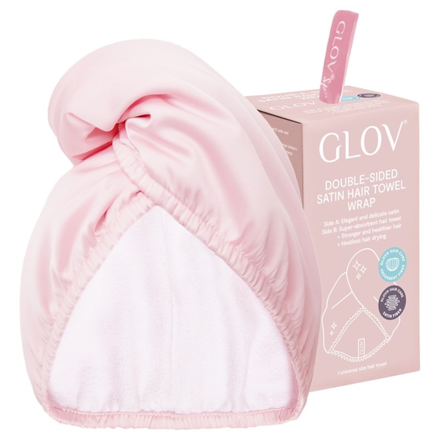 Doppelseitiger Satin-Mikrofaser Haarturban Hair Wrap Satin von GLOV im Angebot
