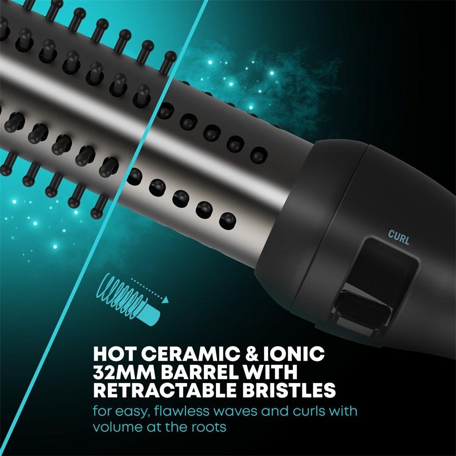 Styler Volume & Wave Keramik Hot Brush von Revamp Professional Sonderangebote