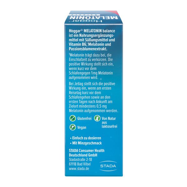 ﻿bodyguardapotheke HOGGAR Melatonin balance Spray Kauf eins, bekomm eins gratis