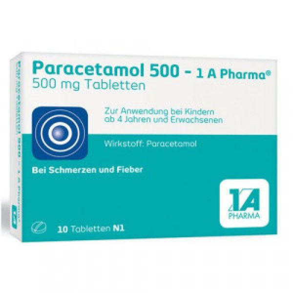 bodyguardapotheke PARACETAMOL 500-1A Pharma Tabletten bodyguardapotheke PARACETAMOL 500-1A Pharma Tabletten