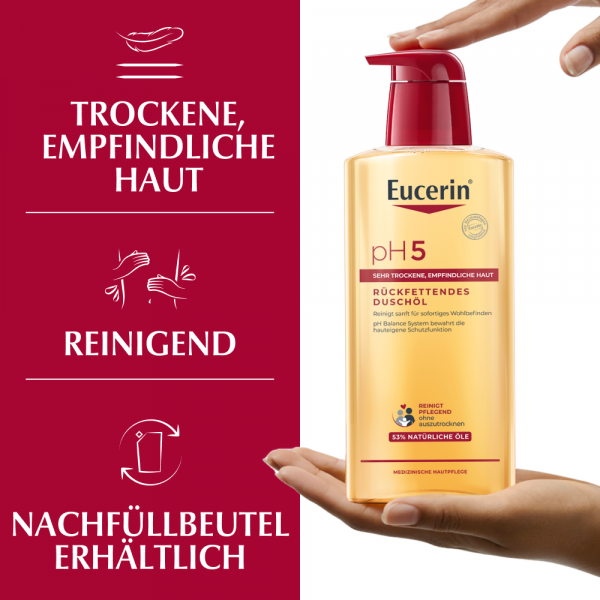 bodyguardapotheke EUCERIN pH5 Duschöl empfindliche Haut m.Pumpe Bis zu 60% Rabatt