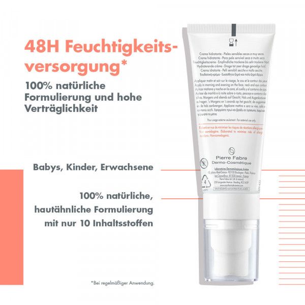 bodyguardapotheke Avène Tolérance HYDRA-10 Feuchtigkeitscreme für empfindliche feuchtigkeitsarme Haut Sonderangebot der Fabrik