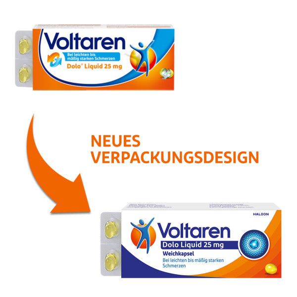 bodyguardapotheke VOLTAREN Dolo Liquid 25 mg Weichkapseln Bis zu 55% Rabatt