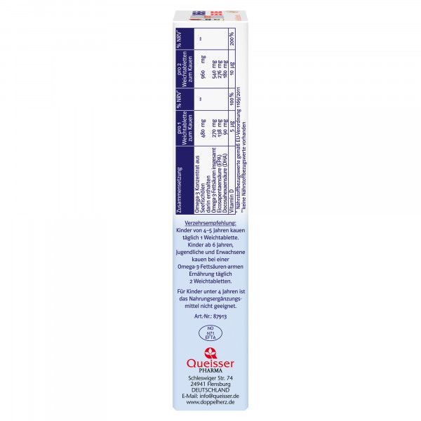bodyguardapotheke DOPPELHERZ Omega-3 Gel-Tabs family Erdb.Cit.system Clearance-Verkauf