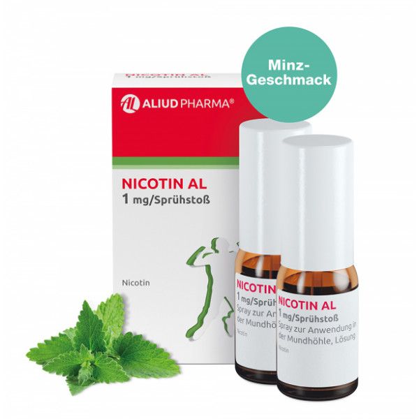 bodyguardapotheke Nicotin AL 1 mg / Sprühstoß zur Rauchentwöhnung Riesige Ersparnisse