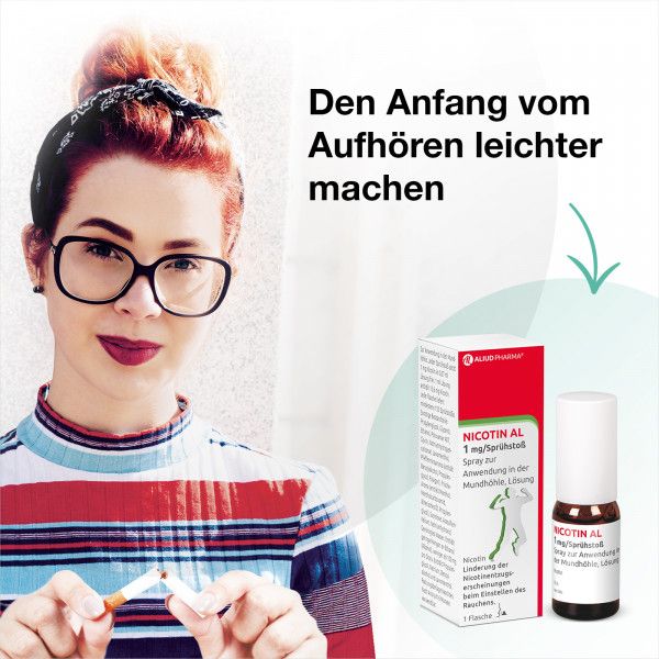 bodyguardapotheke Nicotin AL 1 mg / Sprühstoß zur Rauchentwöhnung Riesige Ersparnisse