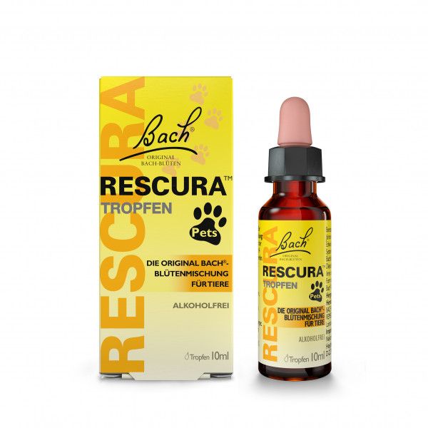bodyguardapotheke Bach RESCURA® Pets Tropfen 10ml Sonderangebot der Fabrik