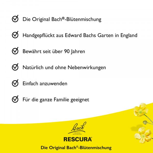 bodyguardapotheke Bach RESCURA® Pets Tropfen 10ml Sonderangebot der Fabrik