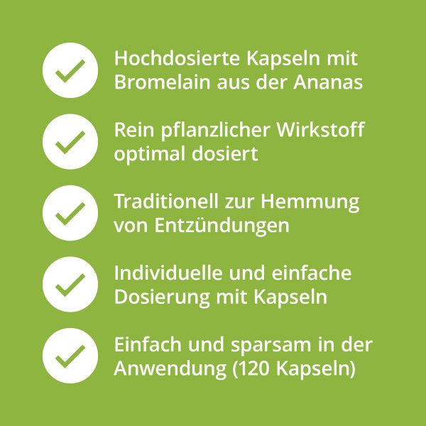 bodyguardapotheke BROMELAIN 500 mg hochdosiert magensaftresist.Kaps Discount Store für neue Produkte