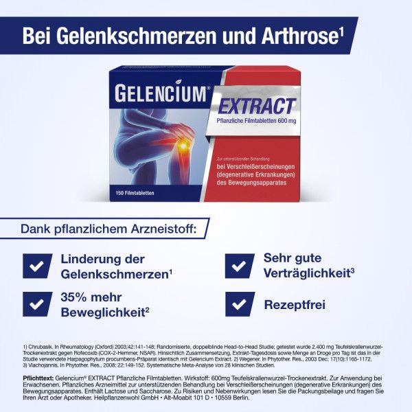 bodyguardapotheke GELENCIUM EXTRACT pflanzliche Filmtabletten Nur noch ein Tag übrig