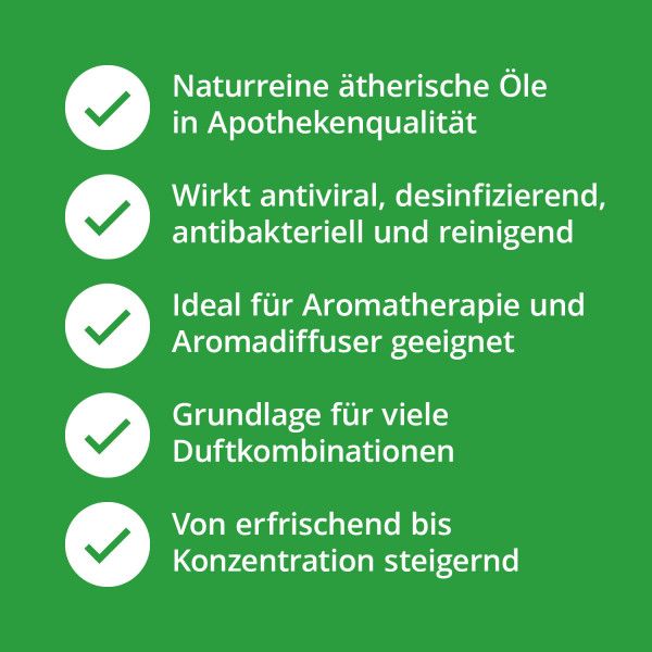 bodyguardapotheke ÄTHERISCHE Öle Set naturrein Top 6 Aromatherapie Begrenzt auf 3 Tage